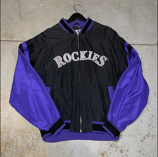 Vintage Colorado Rockies Mirage Full zip Jacket. XL