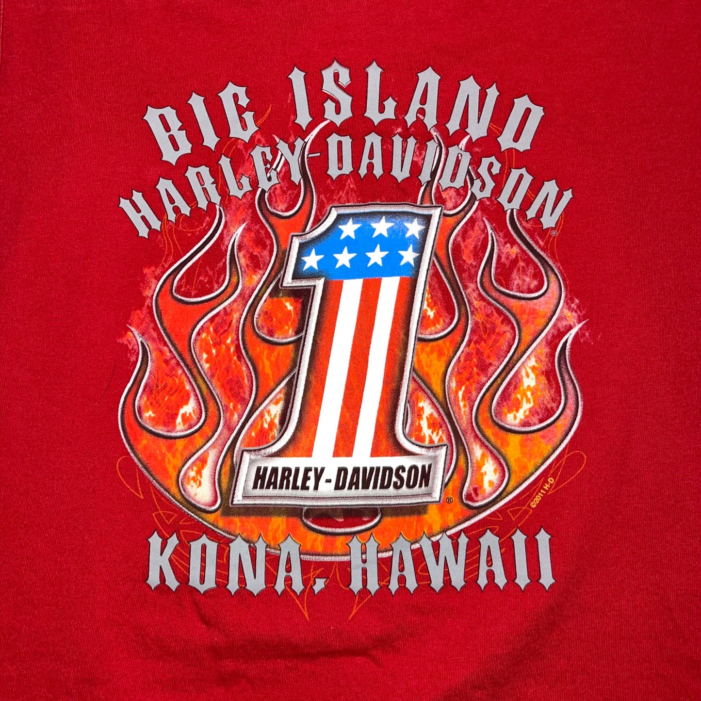 2011 Kona, Hawaii Big Island Harley Davidson Tank Top. Size XXL