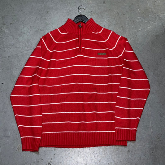 Southpole Quarter Zip Sweater. Size M